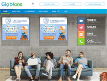 Tablet Screenshot of globfone.com